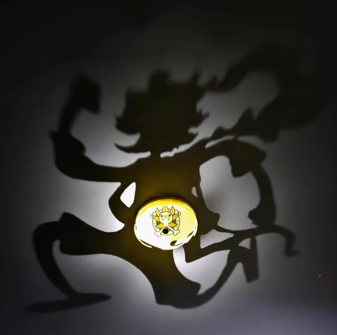 Luffy Inspired Shadowcast Lamp – Shadow Projection Wall Light | Shadowcast