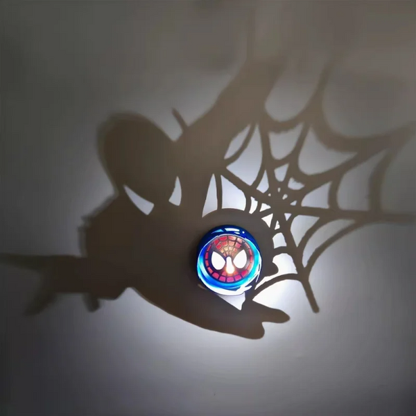 Spider Inspired Shadowcast Lamp – Superhero Shadow Projection Wall Light | Shadowcast